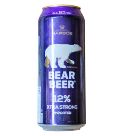 Bia Gấu Bear Beer Extra Strong 12% – Lon 500ml – Thùng 24 Lon