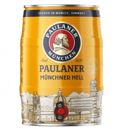 Bia Paulaner Munchner Hell 4,9% – Bom 5 Lít