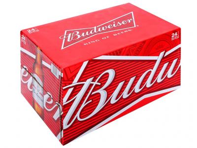Thùng 24 chai bia Budweiser 330ml