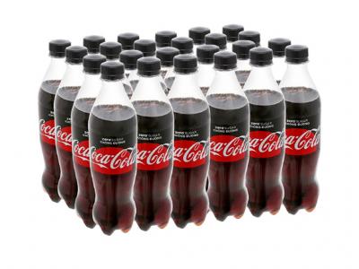 Thùng 24 chai nước ngọt có ga Coca Cola Zero 600ml